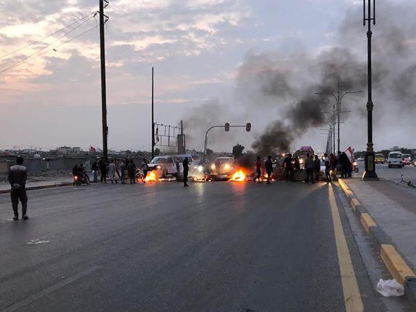 General strike, in the cities of Basra province in southern Iraq