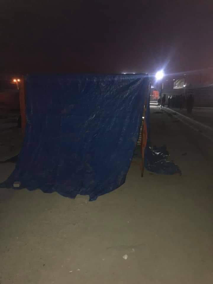 Basra just before the closure of the port of Safwan by the demonstrators