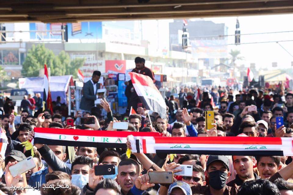 Iraq: anti-government protests taking place in Babil today