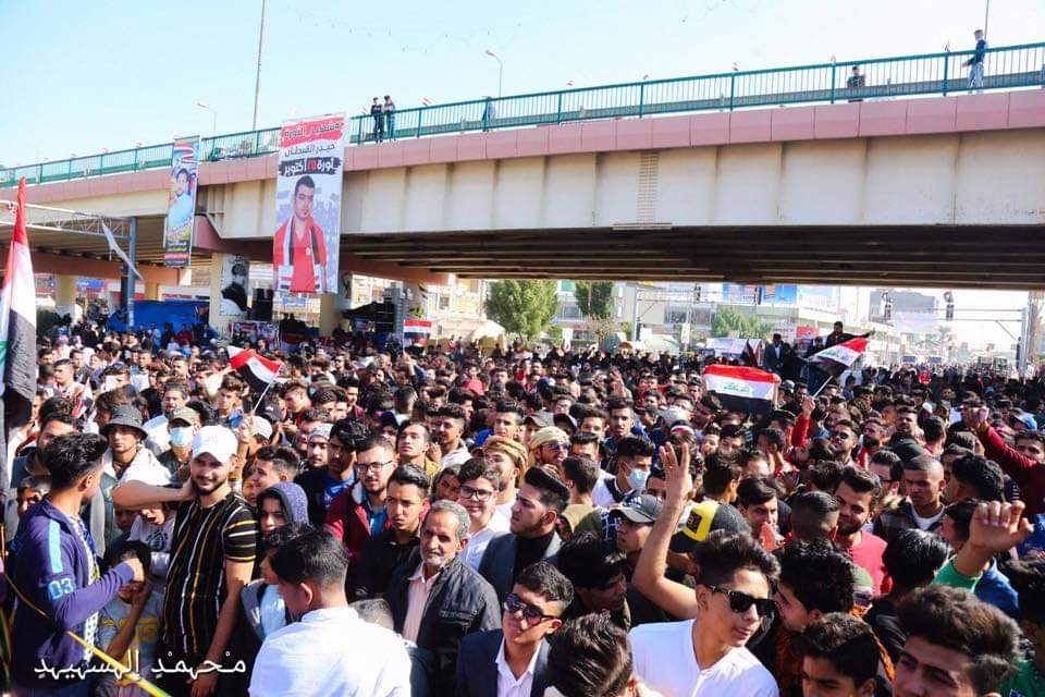 Iraq: anti-government protests taking place in Babil today