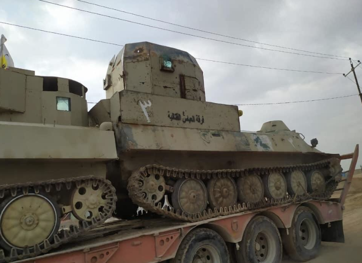 PMU has sent armoured vehicles reinforcement to protect religious shrines in Najaf