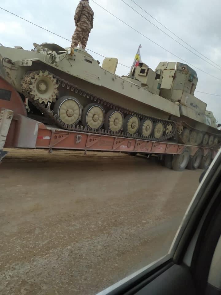 PMU has sent armoured vehicles reinforcement to protect religious shrines in Najaf