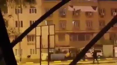 Video from Najaf province southern Iraq shows armed groups with civilian outfits are shooting at protesters. For the last 2 days, more than 40 people have lost their lives in southern Iraq as #IraqProtests continues.