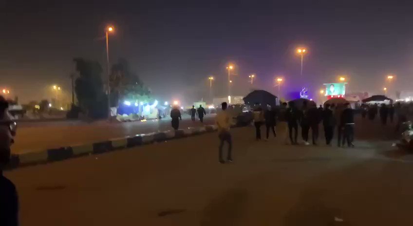 Calm demonstrations in Najaf city tonight