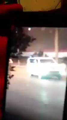 The first footage of the unknown militants targeted the protesters with live ammunition in Baghdad