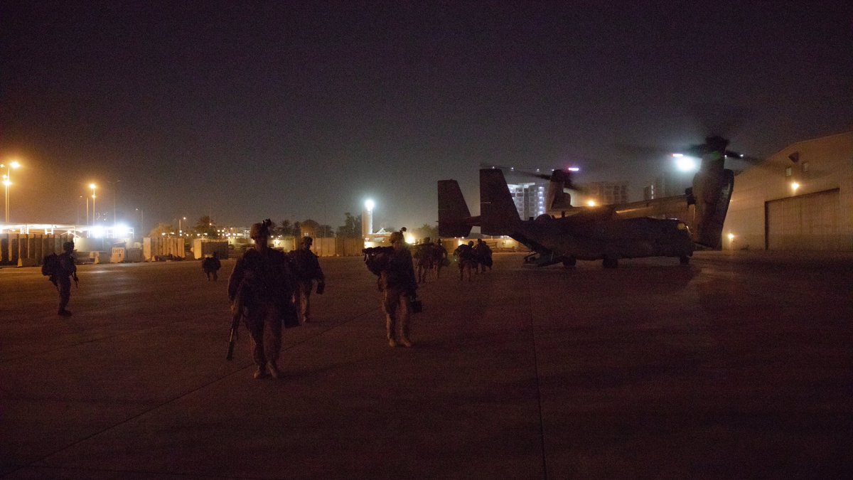 Since arriving at the US Embassy in Baghdad, Marines of the @SPMAGTF_CR_CC have bolstered security to keep American citizens safe. They maintain a ready posture to respond
