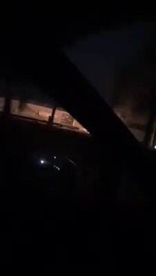Video of fires after rocket attack on Baghdad International Airport 