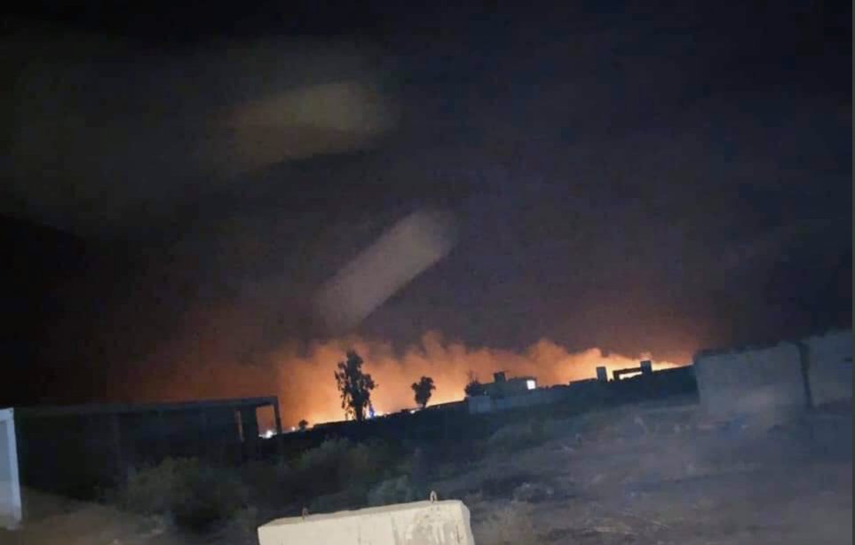Convoy was struck in Taji, and there are reports of two killed