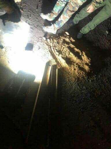 Iraqi security forces found rockets Under the Muhammad al-Qasim bridge, near the Suhrawardi cemetery, were intended to launch toward Baghdad's Green Zone