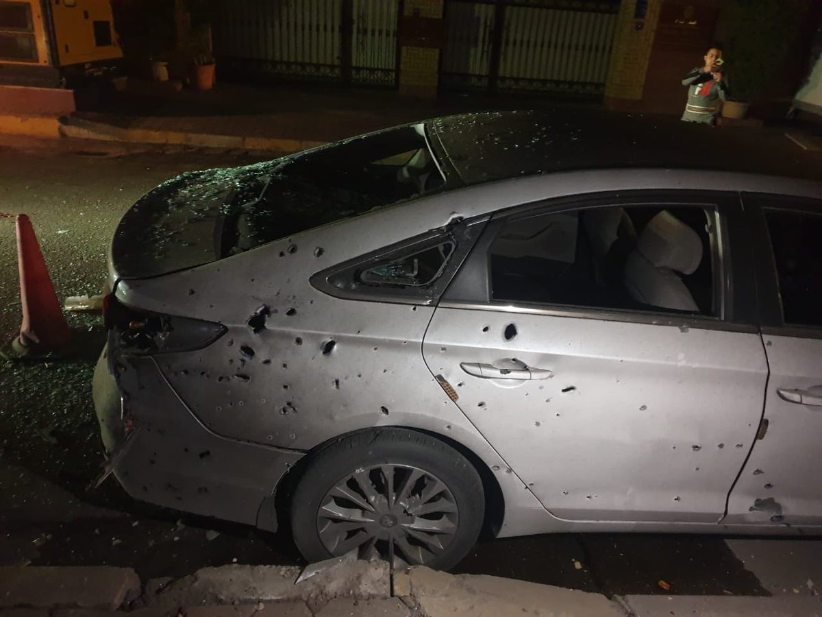 More pictures of rocket attack that targeted a house in al-Jadriyah, Baghdad