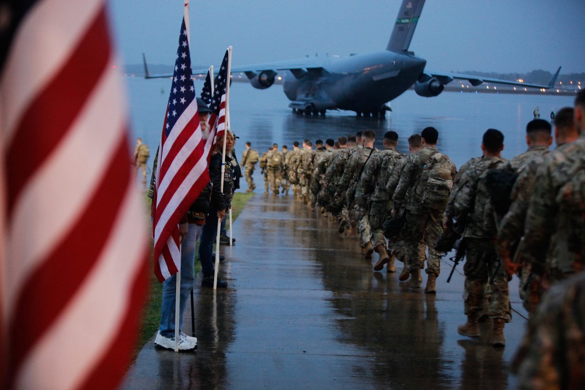 NOW: Paratroopers assigned to 1st Brigade Combat Team, 82nd Airborne Division are departing Fort Bragg for the U.S. Central Command area of operations (Middle East), january 4, 2020