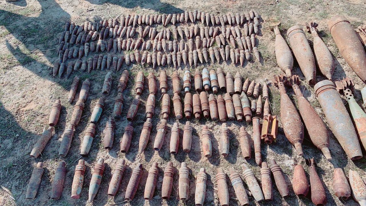 Iraq's Samarra Ops Command located and raided a Da'ish rocket cache near Mukayshifah in Salahuddin province. Dozens of rocket were seized in addition to IEDs
