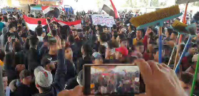 Babel: Civil disobedience of university and school students in the sit-in in the city of Hilla
