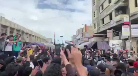 Rally at Al Haboubi square in Al Nasiriyah. 