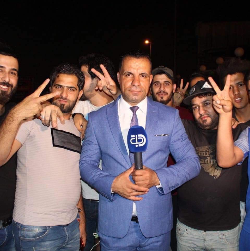 Two Iraqi journalists Ahmad Abdul-Samad and Safa Ghali were killed tonight in Iraq's southern city of Basra during their coverage of anti-corruption protests