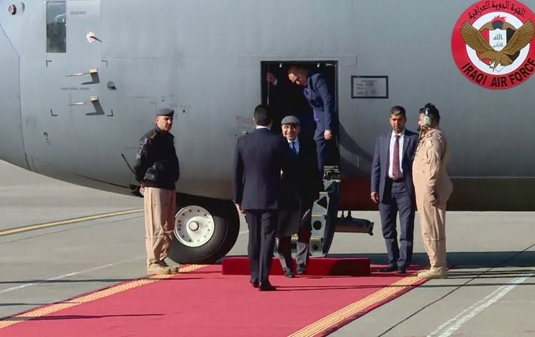 Iraqi PM @AdilAbdAlMahdi has just arrived to Erbil and received by Kurdistan region's president Nechirvan Barzani. Both sides to discuss about regional tensions between Iran & US , solving disputes between KRG & Iraqi Gov and Forming a new government in Iraq