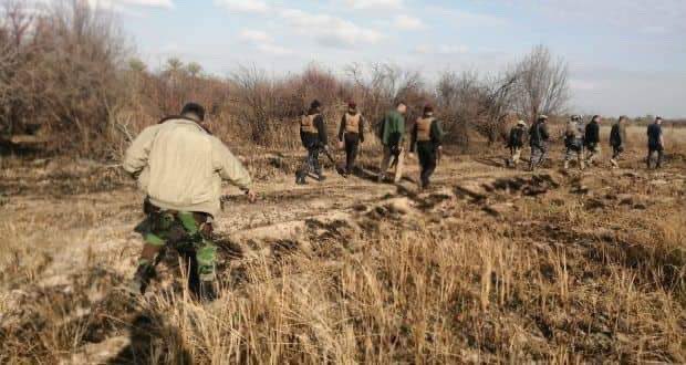 Iraqi Federal Police & PMF (Hashd) conduct sweeping operation south of Samarra & burn orchids & agricultural lands