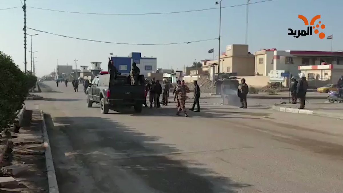 Security reinforcements after gatherings of protesters in Samawah 