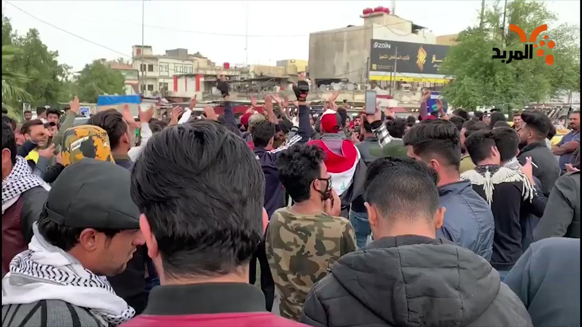 A march starts from Al-Ashar  Square in Basra