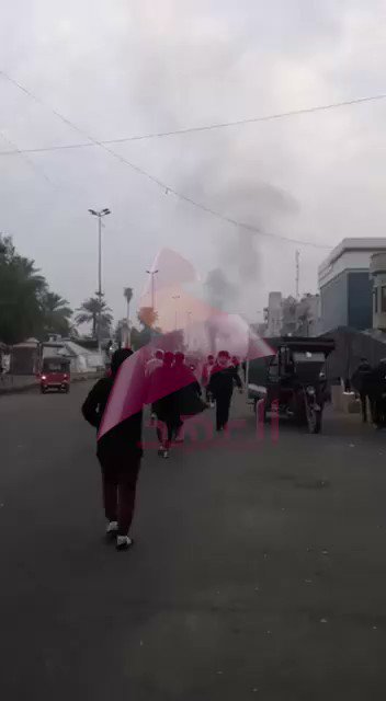 The Joker forces urge the protesters to cut through Muhammad al-Qasim