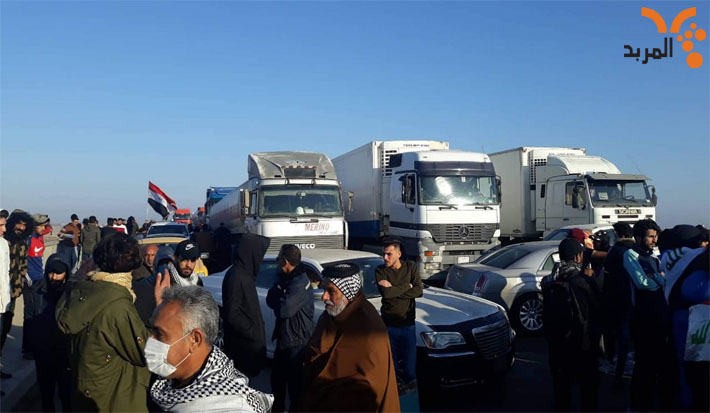 Dhi Qar police chief: more than 3,000 protesters are on the highways between Nasiriyah and Basra and Baghdad governorates