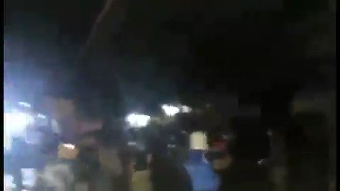 Big amount of live ammunition and gun shots are being fired in al-Dorra neighborhood in Baghdad tonight, as security forces are pushing back and trying to disperse the protesters in the capital city of Iraq