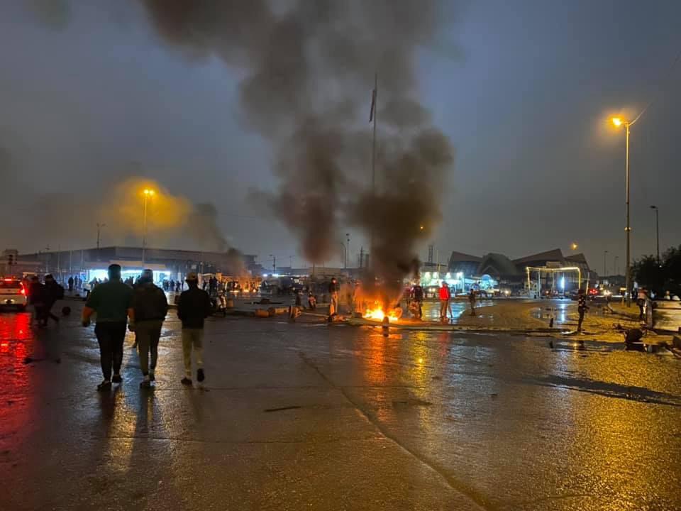 Demonstration at Al-Nahda Square in central Baghdad