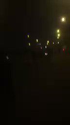 An armed militia attack takes buses on the Mohammed Qassem Highway in Baghdad, which is controlled by protesters 