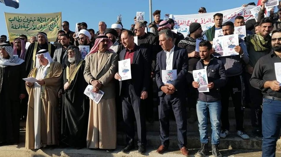 Elders from Mosul are giving their support to Muqtada's march