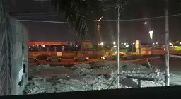 Iraqi security forces storm through Basrah Square protest in the center of Basrah city. The security forces burned their tents as they attempt to disperse demonstrations, and carried out the largest campaign of arrests. 