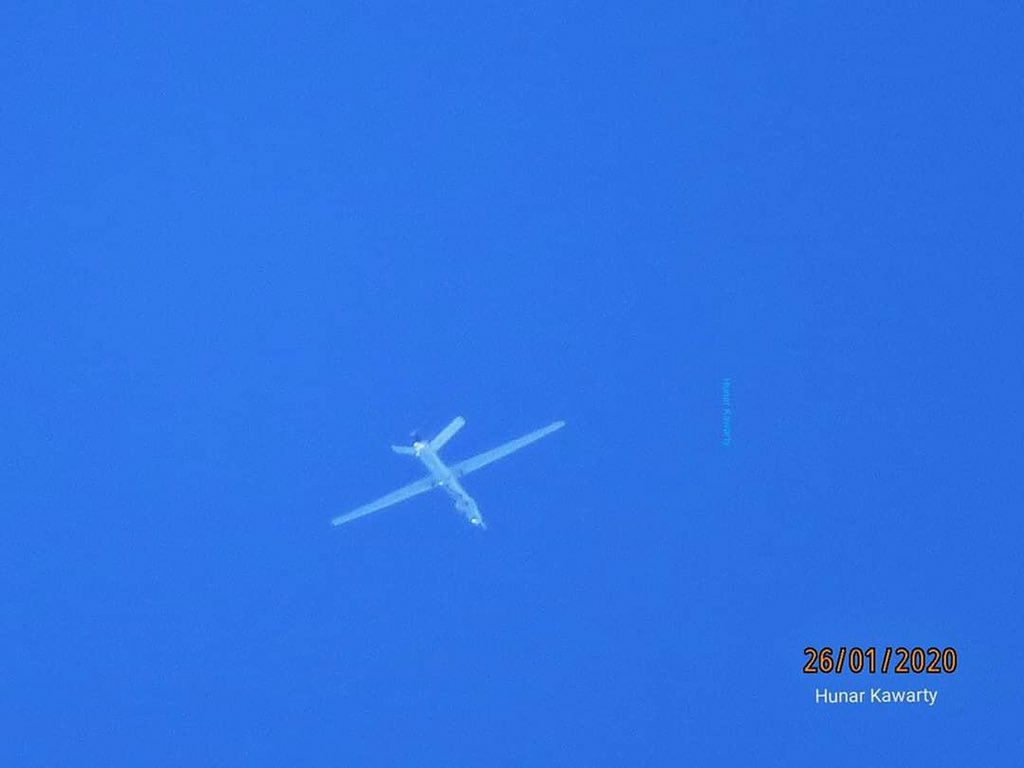 These 2 drones have seen in Balakaity northern Erbil  took photos by local people