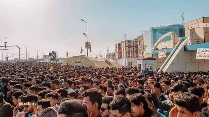 Demonstration in Samawah, the center of Muthanna Governorate, southern Iraq