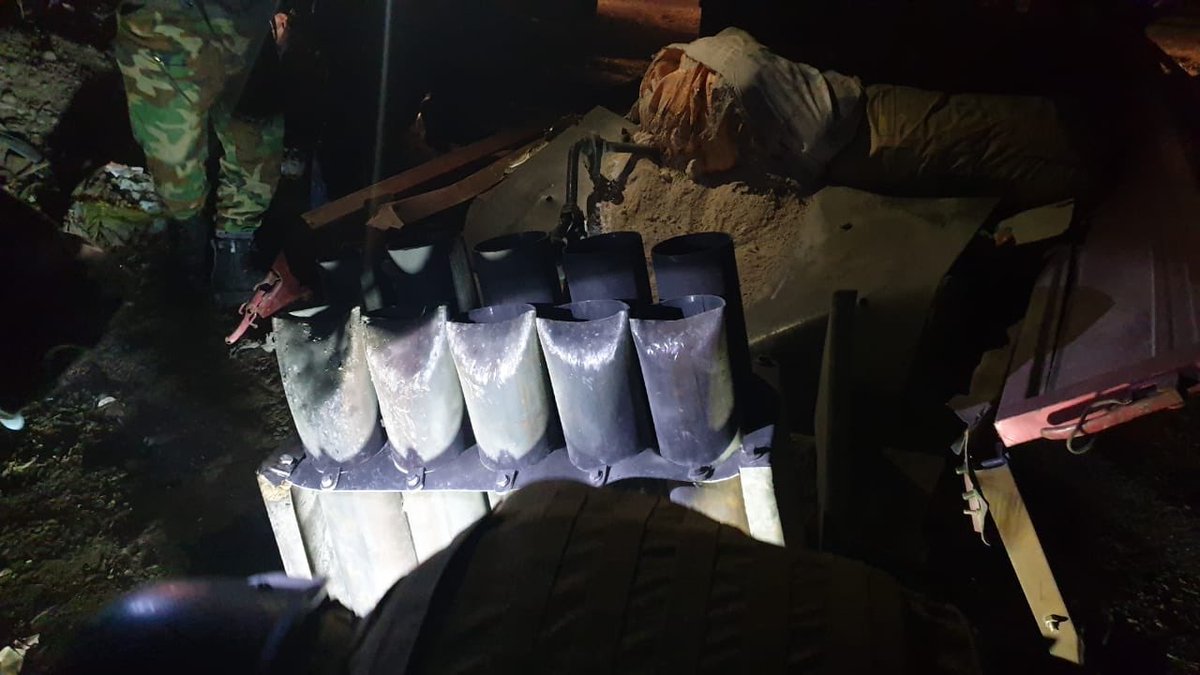 At 3:24 AM local time Baghdad this launch pad launched 4 rockets , 3 landed in the Green Zone where the U.S embassy and a base hosting coalition troops is located, no injures reported