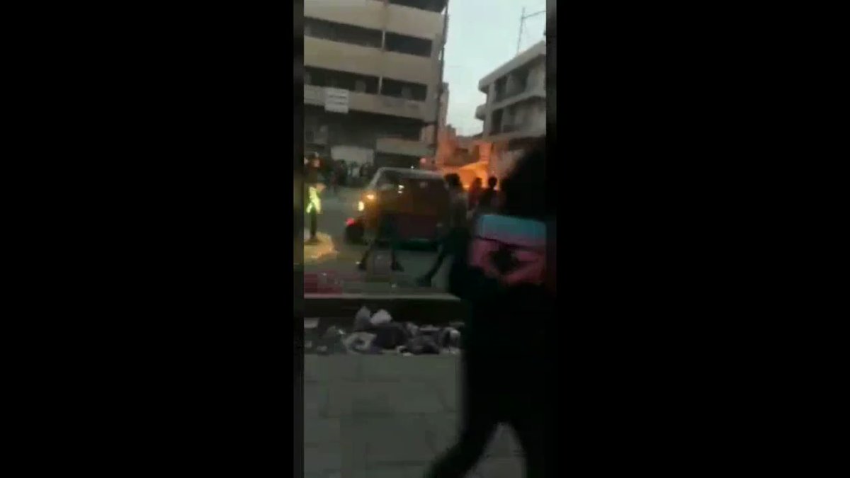 Pro-Assad forces continue to target protesters with shotguns and gas canisters, near the Al-Khilani square in central Baghdad