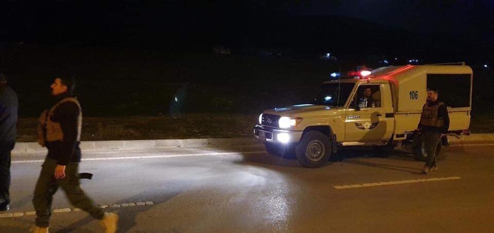 Security forces in Slemani urge people on the streets to go back home