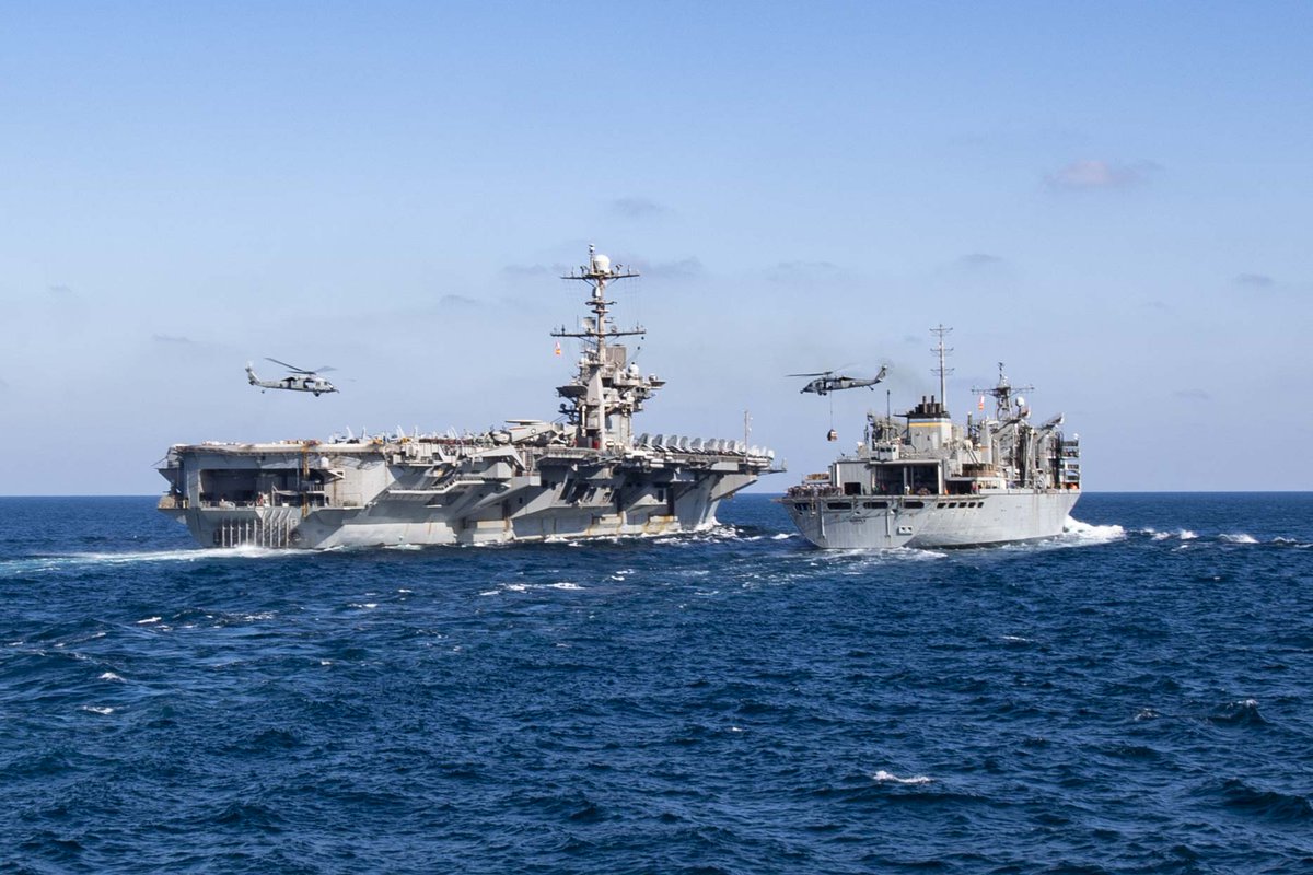 U.S. Central Command:The Secretary granted my request to continue to operate two carrier strike groups in the region, which is the first period of extended dual U.S. carrier operations in the U.S. Central Command area of responsibility since April 2012– Gen Frank McKenzie, CDR CENTCOM