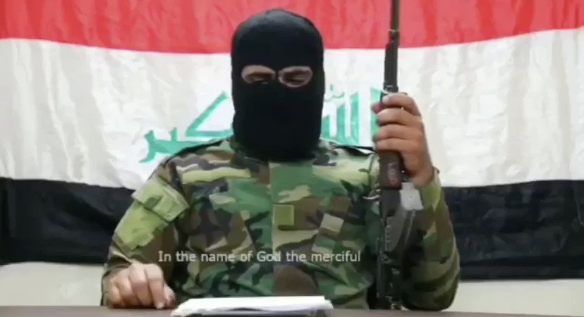 A new militia so-called Usbat Al-Thaireen released a new video, threating US forces and their allies, calling for US to leave Iraq and claiming the responsibility for the recent attack on Besmaya military base in southern Baghdad