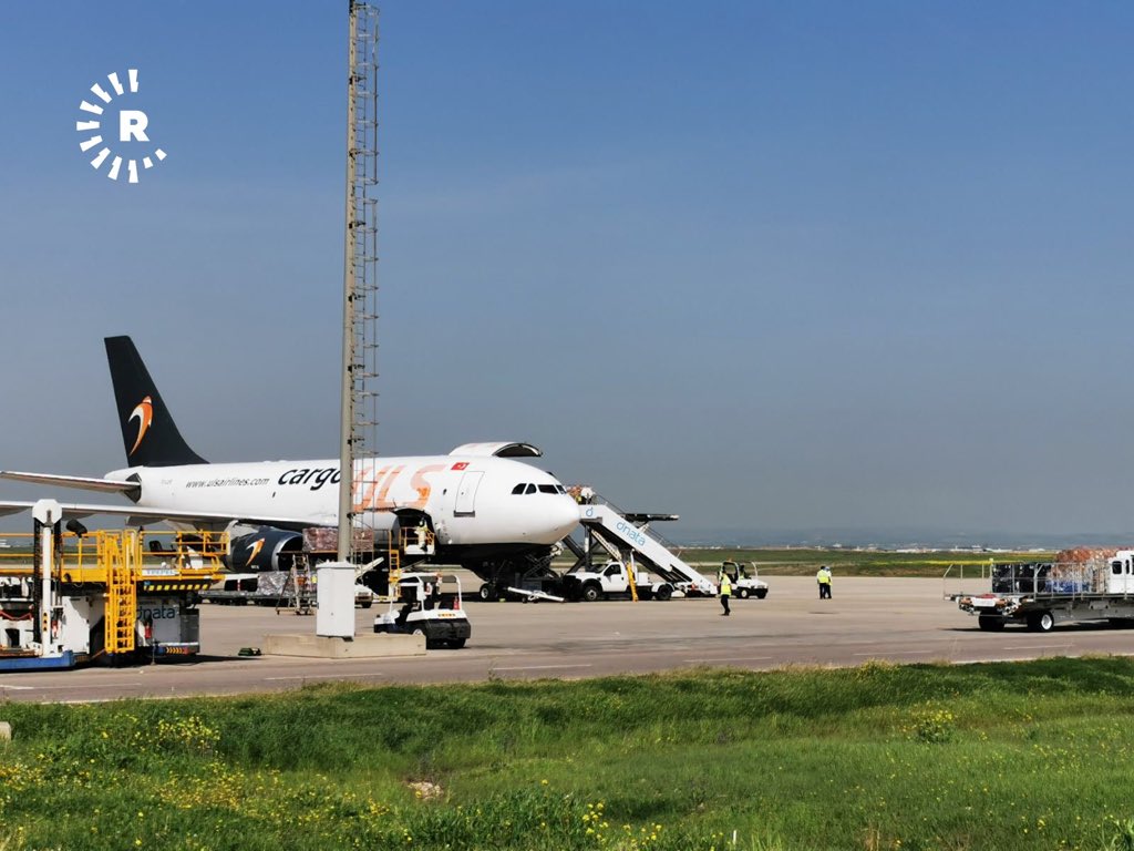 China's first coronavirus aid convoy arrives in the Kurdistan Region, bringing 1,008 testing kits 