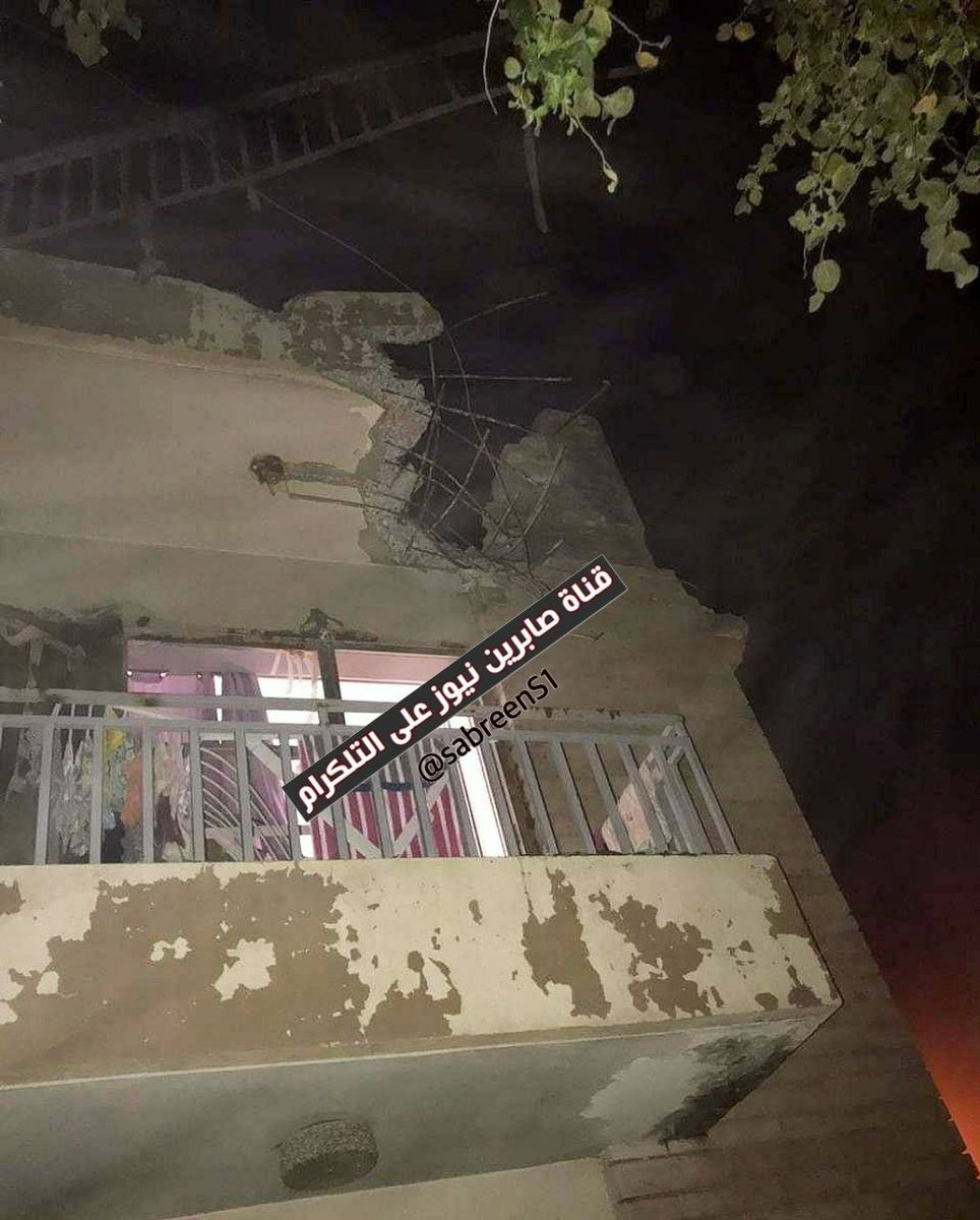 Alleged photo of the house last night's rocket hit near Baghdad's Green Zone:  Iraq