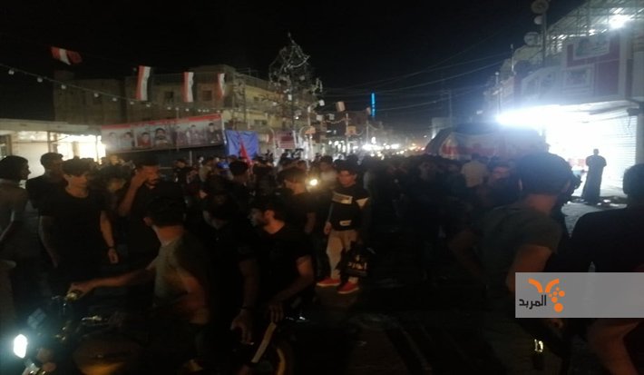 Protest demonstrations renewed in Al-Shatrah district, blocking streets and bridges