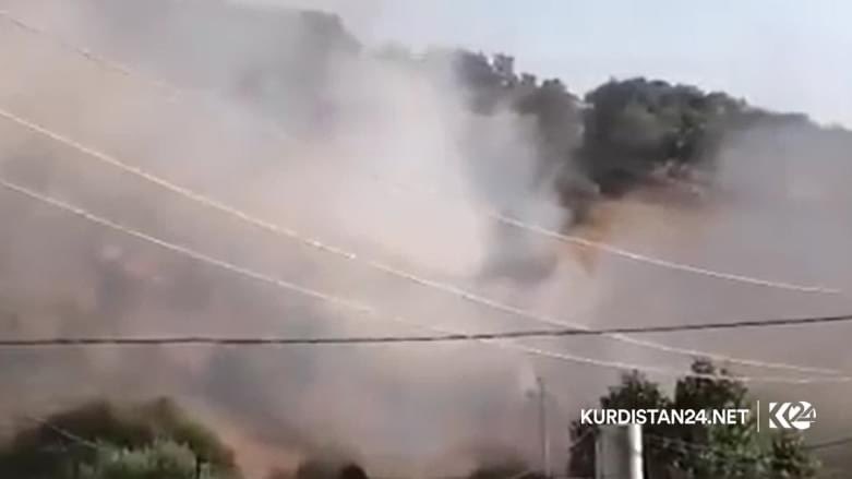 In pictures, today Turkish warplane bombed the resort of Kona Masi in the province of Sulaymaniah