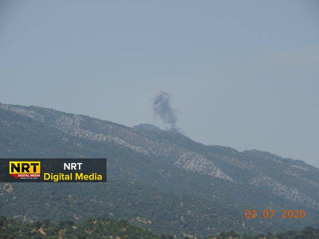 Turkish warplanes bomb Gara mountain range in Amedi      
