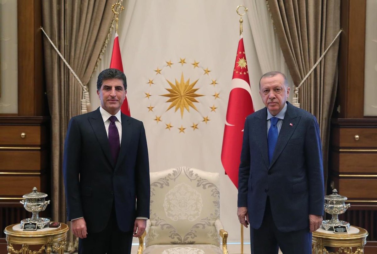 Nechirvan Barzani's meeting with Turkey President Erdogan