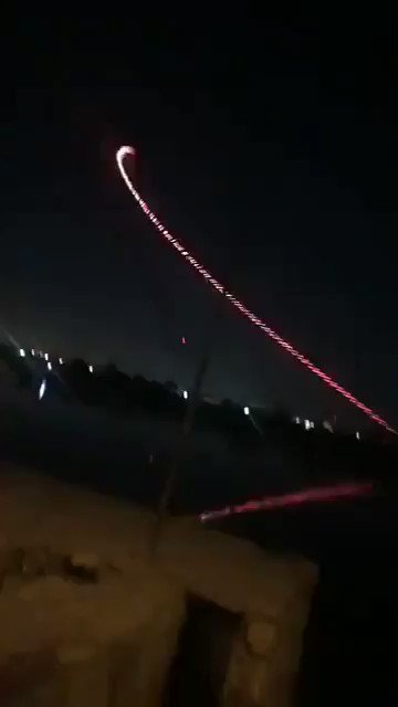 Video from last night showing C-RAM intercepting rockets