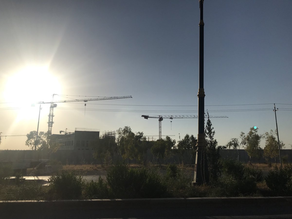 The construction of the new US Consulate in Erbil is ongoing