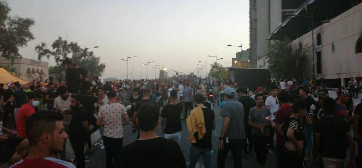 Demonstration at Tahrir square in Baghdad