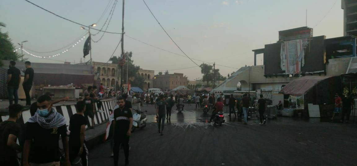 Demonstration at Tahrir square in Baghdad