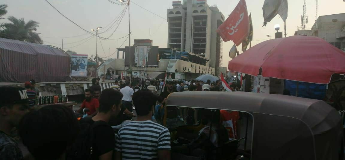 Demonstration at Tahrir square in Baghdad