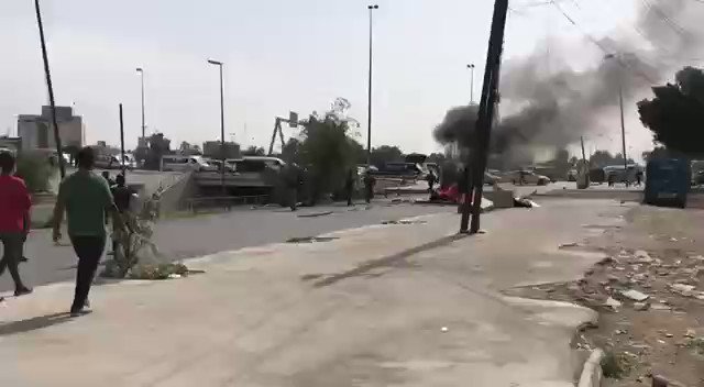 Chaos inside Ibn Nafis hospital as Iran-backed Shia militias prevented Iraqi security forces from arresting the wounded person who, with his dead aide, were planned to attack liquor stores in Baghdad but the grenades exploded at their possession after having a car accident
