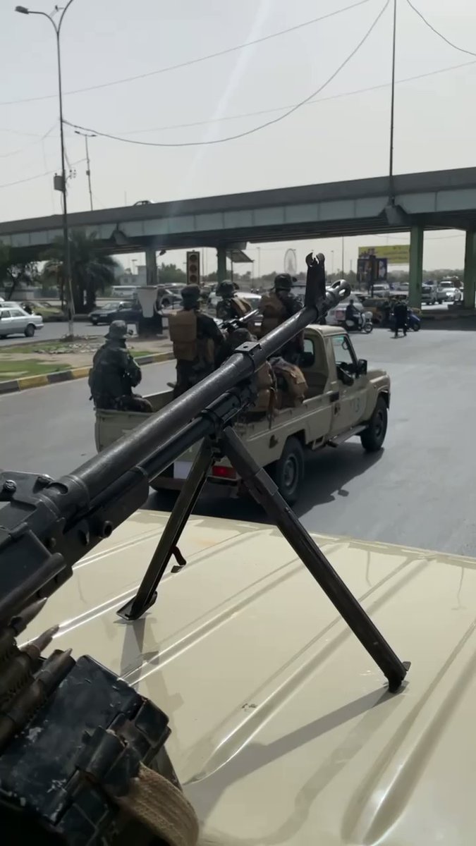 Video: Heavily-armed Shiite militiamen and insurgents deploy on the streets of the Iraqi capital Baghdad, demanding vengeance against the Iraqi Prime Minister and his allies. 